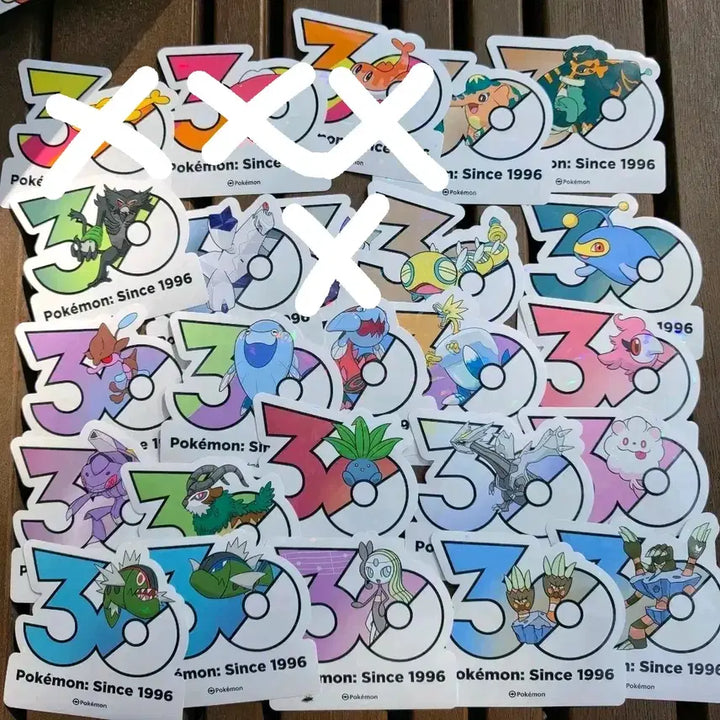 [BUNJANG] Pokemon 30th Anniversary Sticker Trading / 포켓몬 30주년 스티커 교환