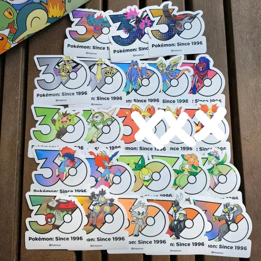 [BUNJANG] Pokemon 30th Anniversary Sticker Trading / 포켓몬 30주년 스티커 교환