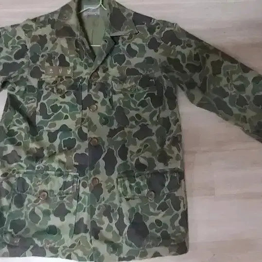 [BUNJANG] 1970s Military Uniform Set: Camouflage Jacket, Pants, Hat, Belt / 70년대  밀리터리 상하의 세트 + 모자 벨트