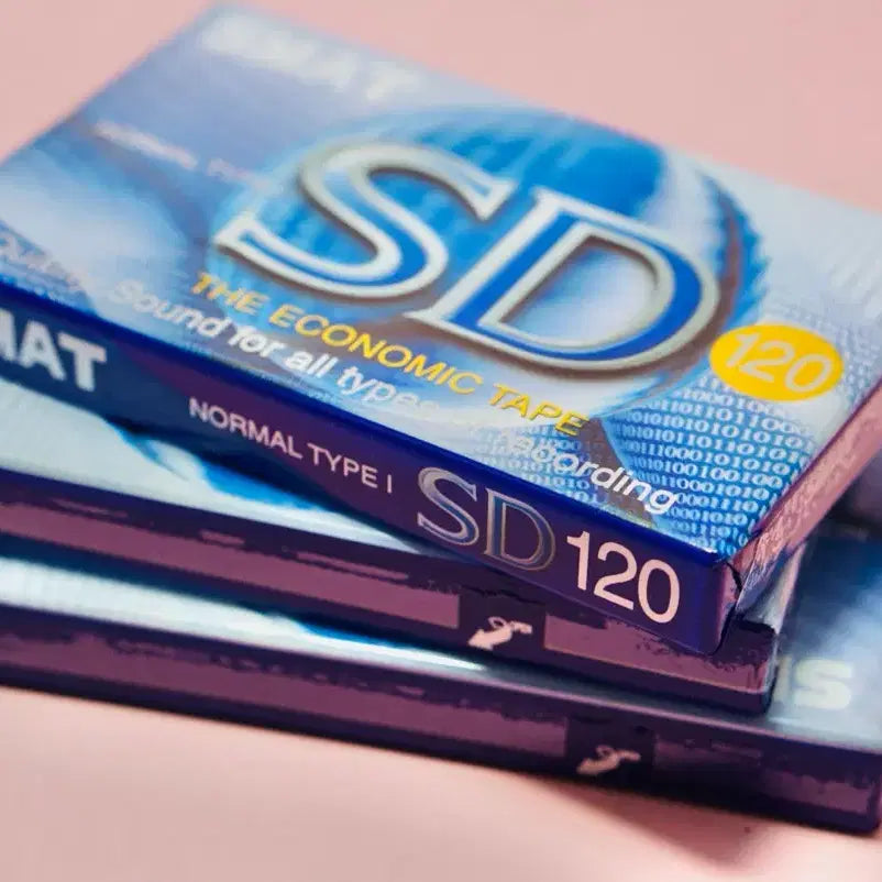 [BUNJANG] SMAT 120-Minute Blank Cassette Tapes (3-Pack Bundle) / SMAT 120분 SD 카세트공테이프 3개 일괄