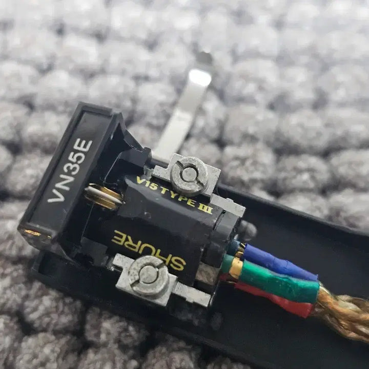 [BUNJANG] Shure V15 Type III Cartridge with Denon Headshell (Original VN35E Needle) / 데논헤드쉘 슈어 LP 카트리지 (택포)
