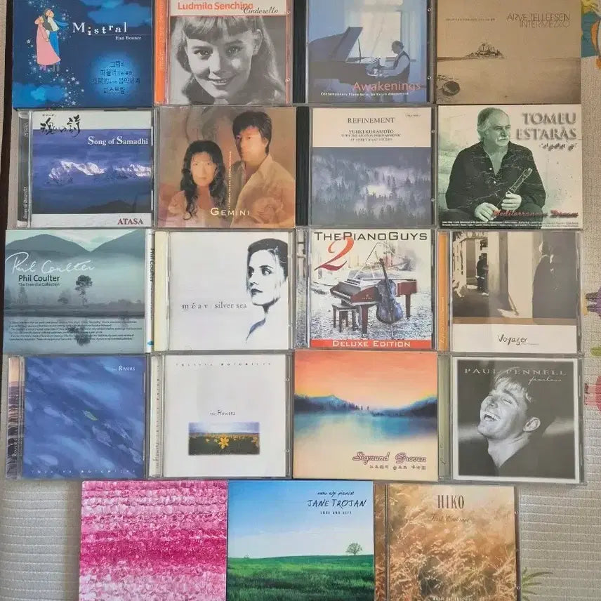 [BUNJANG] New Age &amp; Instrumental Performance Music Collection 19 CDs / 뉴에이지 연주 음악 CD 음반 모음