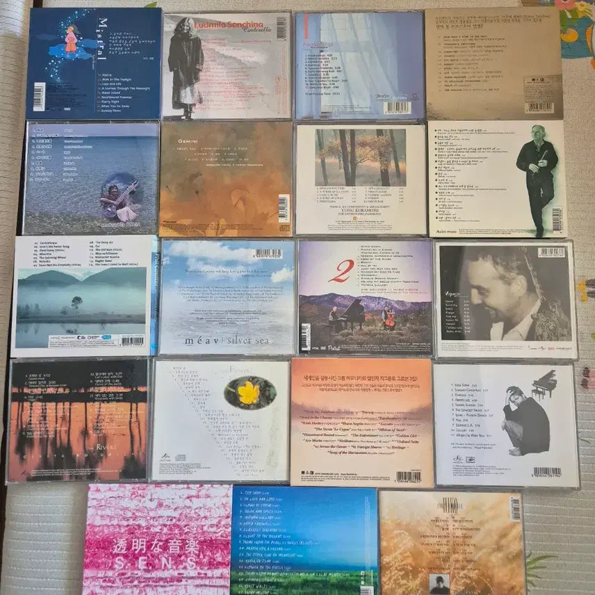[BUNJANG] New Age &amp; Instrumental Performance Music Collection 19 CDs / 뉴에이지 연주 음악 CD 음반 모음