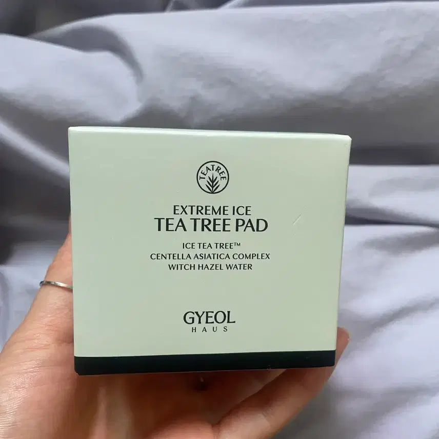 [BUNJANG] Gyeol House Extreme Ice Tea Tree Pad New / 결하우스 익스트림 아이스 티트리 패드 새상품