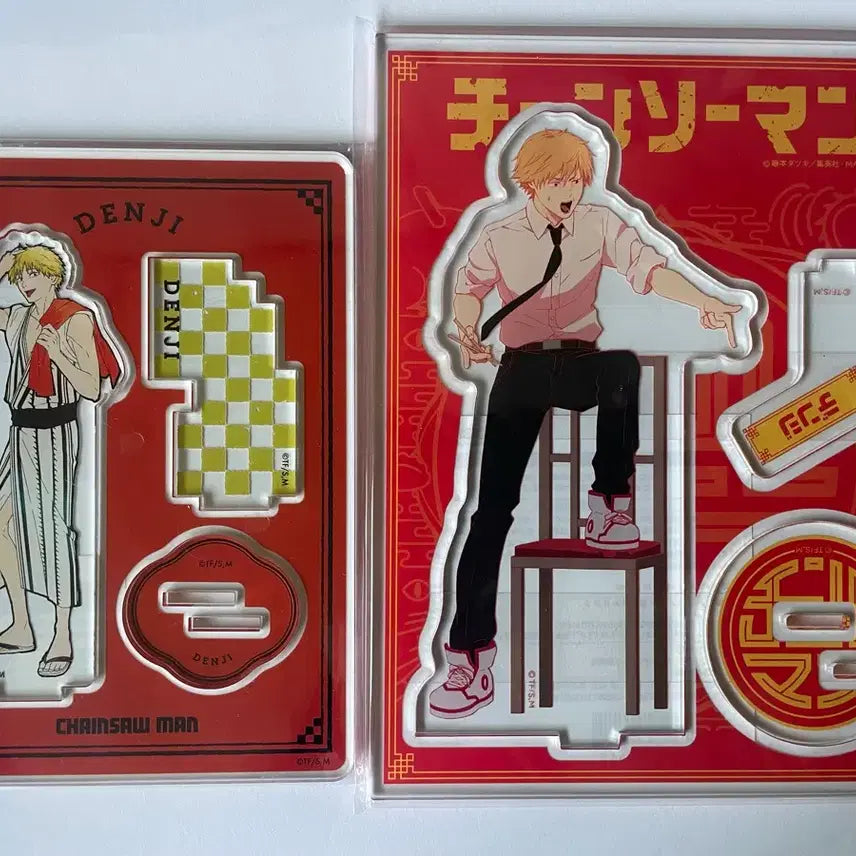[BUNJANG] Chainsaw Man Denji Rakuspa Acrylic Stand / 체인소맨 덴지 아크릴스탠드 라쿠스파 rakuspa 극락탕 난쟈타운