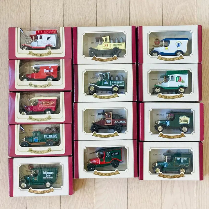 [BUNJANG] Oxford Diecast 1990s Vintage Miniature Car 13-Piece Set / 1990년대 영국 빈티지 Oxford 다이캐스트 미니카 13종 세트