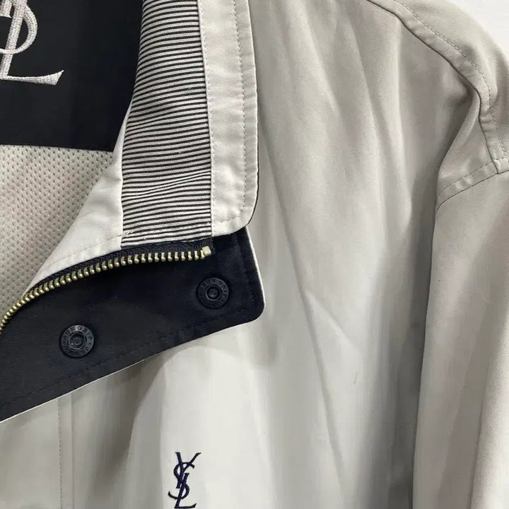 [BUNJANG] Yves Saint Laurent 90s Vintage Safari Windbreaker Jacket XL / [XL사이즈/상태우수] 90s 빈티지 입생로랑 사파리 바람막이 자켓