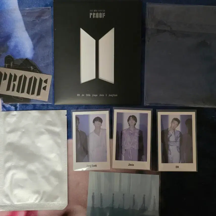 [BUNJANG] BTS (Jungkook, Jimin, RM) Proof Exhibition Lucky Draw Photocard / [정국,지민,남준] 방탄소년단 bts Proof 프루프 전시회 럭드