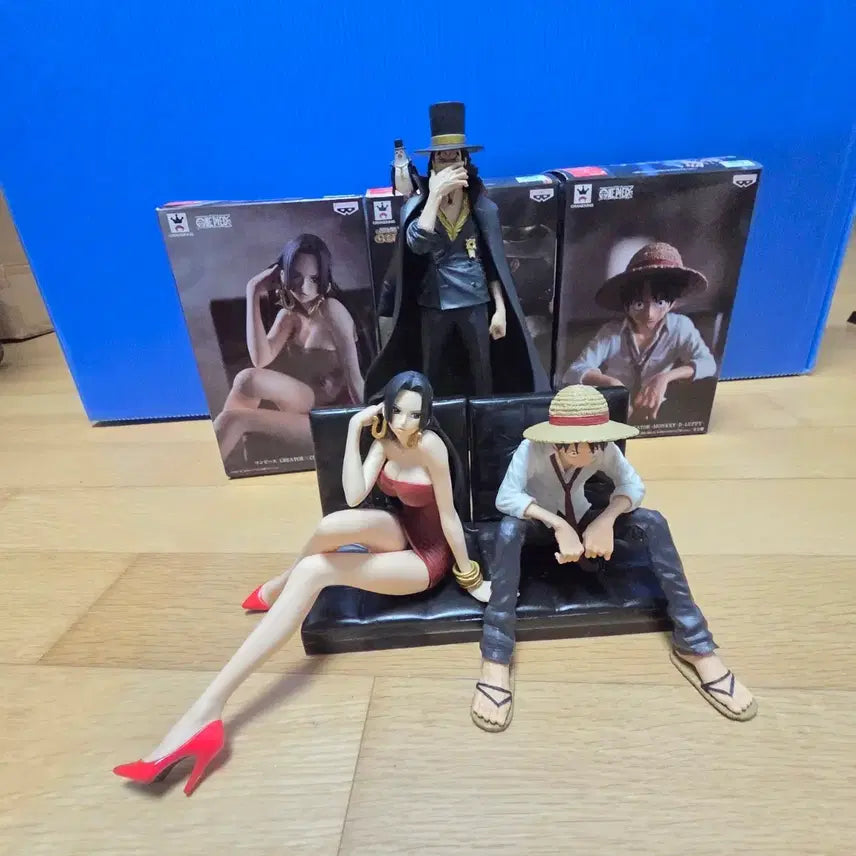 [BUNJANG] One Piece Figure CxC Luffy &amp; Hancock + Lucci / (정품) 원피스 피규어 CxC 루피&amp;핸콕 + 루치