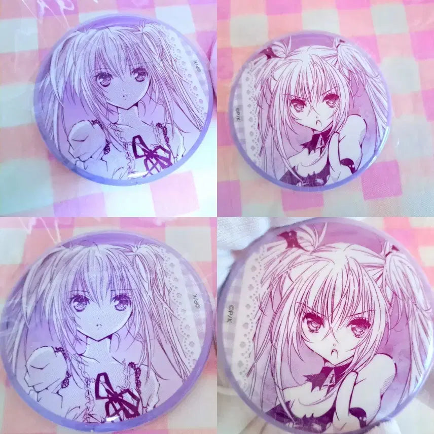 [BUNJANG] Shugo Chara Utau Seraphim Badge Set / 캐릭캐릭체인지 우타우 세라 뱃지 2종
