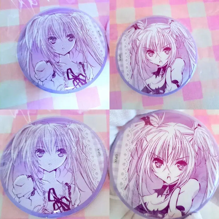 [BUNJANG] Shugo Chara Utau Seraphim Badge Set / 캐릭캐릭체인지 우타우 세라 뱃지 2종