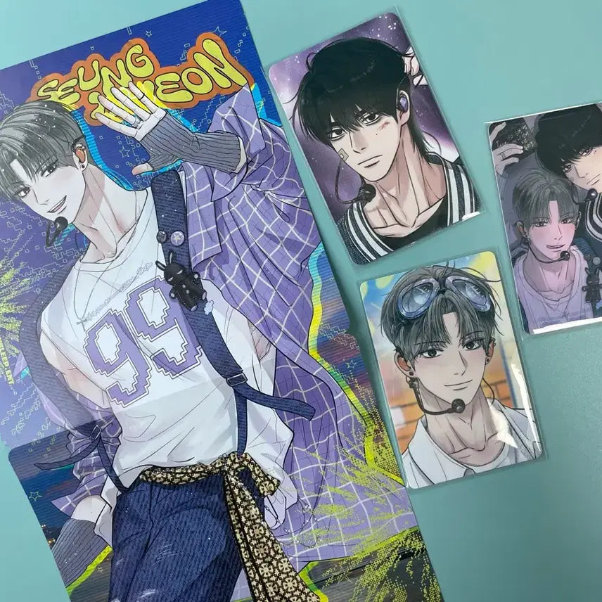 [BUNJANG] Unsleep Sparkles Signature + Gong Photocard Set / 언슬립 스파클즈 시그+ 공 컬포 세트