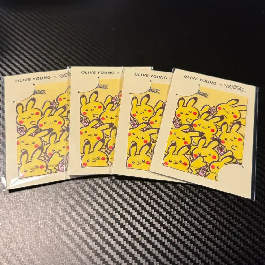[BUNJANG] Pokemon Pikachu Sticker Pack / 올리브영 포켓몬 카드 스티커 피카츄
