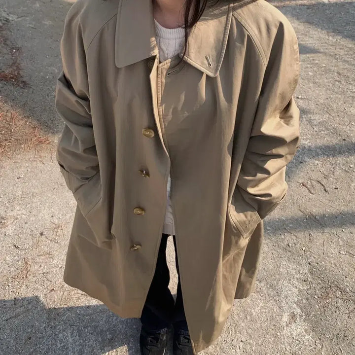 [BUNJANG] Burberry Trench Coat Beige Classic Check / 버버리 트렌치코트 베이지 클래식 체크