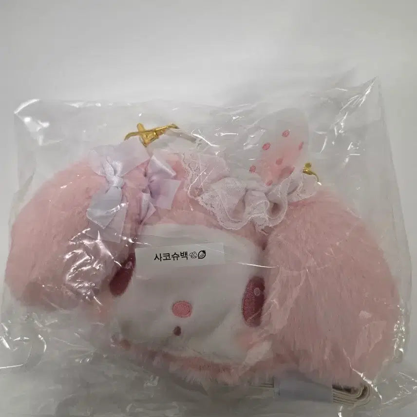 [BUNJANG] Sanrio My Melody Shiroychigo Crossbody Sacoche Bag / 산리오 마이멜로디 시로이치고 크로스백 사코슈백