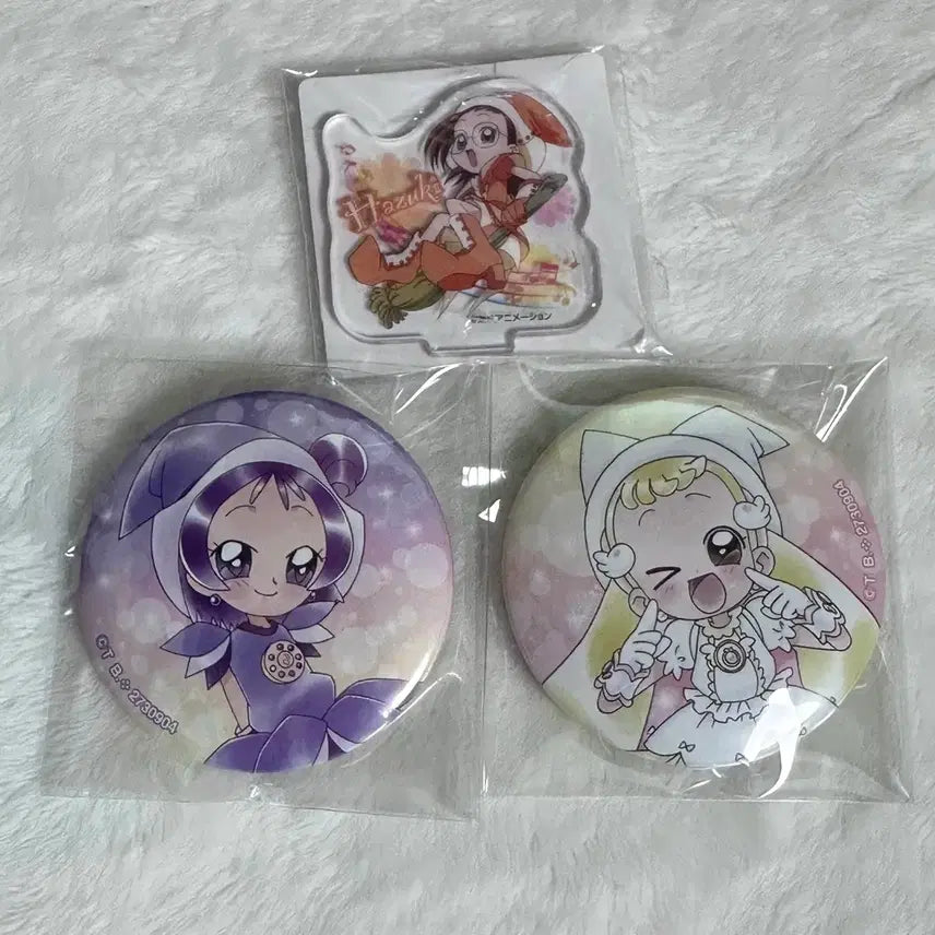 [BUNJANG] Ojamajo Doremi Asoto Gacha Purple Hana Can Badge Bundle Set / 일괄)꼬마마법사레미 오자마녀도레미 아소토 가챠 보라 하나 캔뱃지