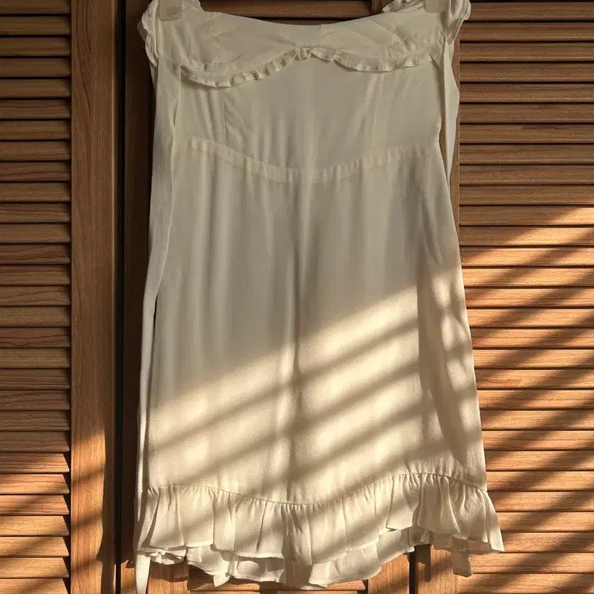 [BUNJANG] Reformation Ivory White Christine Mini Dress / 최종가*리포메이션 Reformation 아이보리 화이트 크리스틴 미니