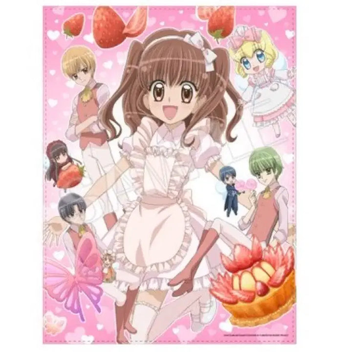 [BUNJANG] Yumeiro Patissiere Collaboration Cafe Illustration Blanket / 꿈빛파티시엘 콜라보카페 일러스트 무릎담요