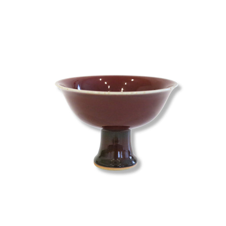 [BUNJANG] Ming Dynasty Xuande Period Red Glaze Horse-Riding Cup (Majunbei) / 명선덕홍유마상배 [중국도자기]
