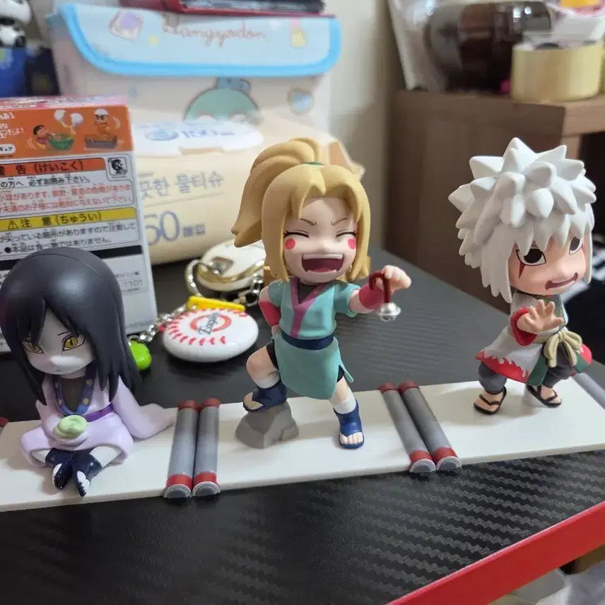 [BUNJANG] Pop Mart Naruto Legendary Sannin Set Figure (Tsunade, Jiraiya, Orochimaru) / 팝마트 나루토 츠나데/지라이야/오로치마루 전설의삼닌자 팝니다.