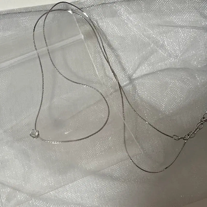 [BUNJANG] Roaju Starry Cubic Necklace Silver 925 / 로아주 류이서 목걸이 실버925 starry cubic 로아쥬