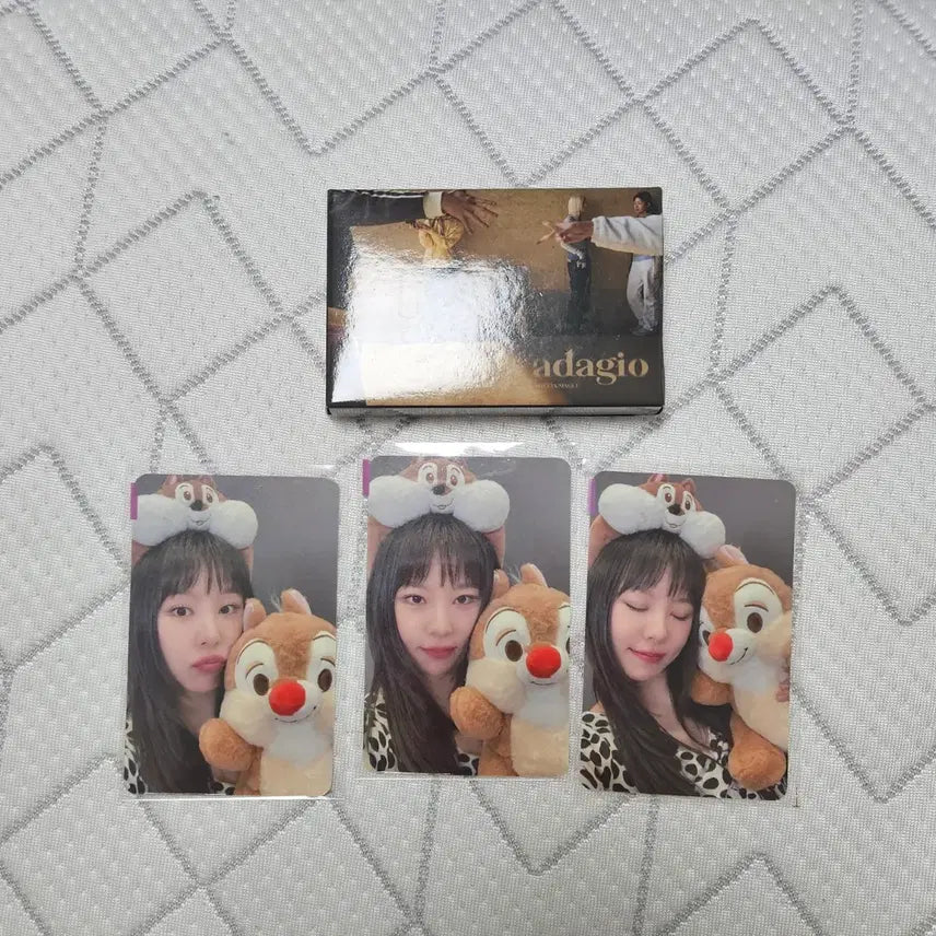 [BUNJANG] Mamamoo Wheein Apple Music POB Adagio Chip &amp; Wheein Photocard / 마마무 휘인 애플뮤직 미공포카 영통특전 칩앤휘인 아다지오 adagio