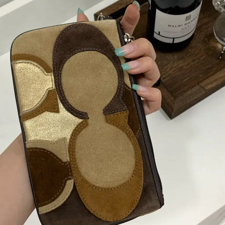 [BUNJANG] Coach Brown Color Pouch Bag / 새상품 Coach 브라운 컬러 파우치 백
