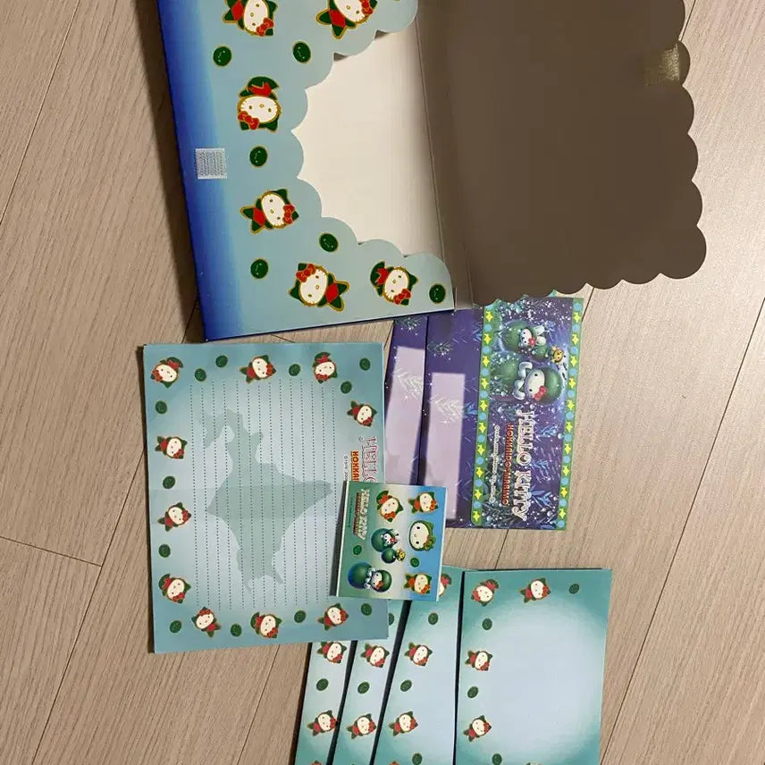 [BUNJANG] Vintage Kitty Letter Set / 고전 키티 편지지 세트, 마리모 키티