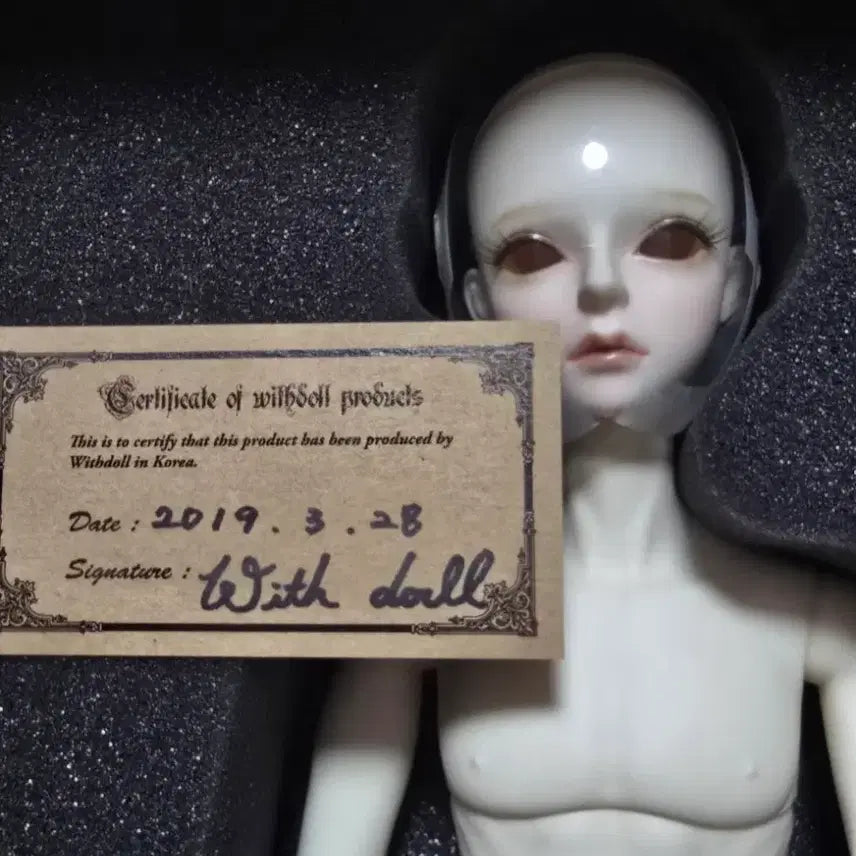 [BUNJANG] WithDoll Ian Doll Body (White Skin) - MSD Ball Jointed Doll (Boy) / (타임세일) 위드돌 이안 본체 미백 구체관절인형 구관 bjd 남아 msd