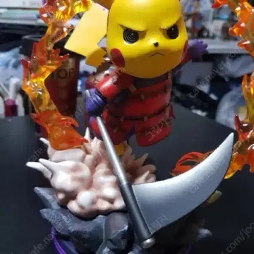[BUNJANG] Sy Studio Collaboration Madara Pikachu Resin Figure / Sy studio 마다라 콜라보 피카츄 레진 피규어