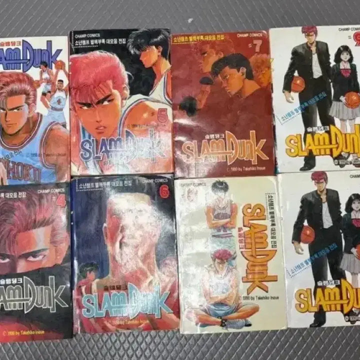 [BUNJANG] Slam Dunk First Edition Manga Volumes 1-11 &amp; 18-24 / 슬램덩크 레전드만화 초판 구판 1~11 +18~24 소장가치 희귀