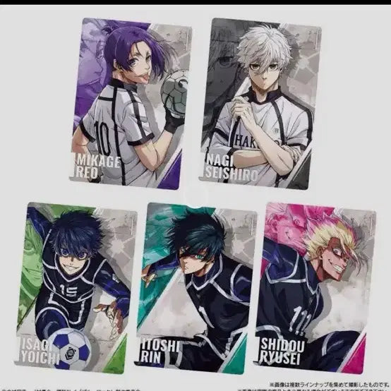 [BUNJANG] Blue Lock Wafer 4th Edition Metallic Card (5 Sealed Packs) / 블루록 웨하스 4탄 메탈릭 카드 (5개 미개봉