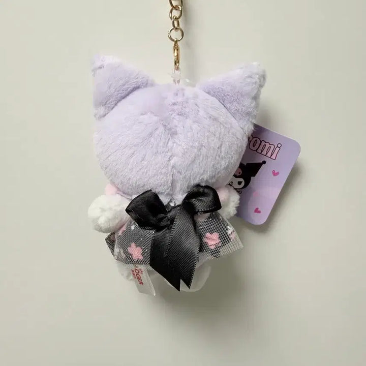 [BUNJANG] Sanrio Sakura Edition Kuromi Doll Keychain / 산리오 벚꽃에디션 사쿠라 쿠로미 인형 키링