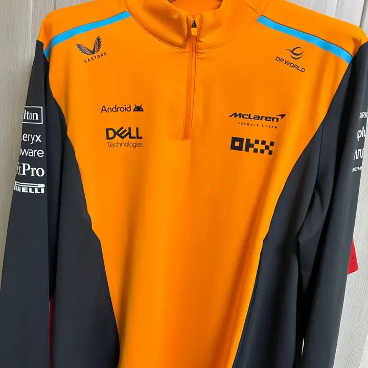 [BUNJANG] McLaren 2024 F1 Half-Zip Sweatshirt 2XL / 2024 F1 맥라렌 반집업