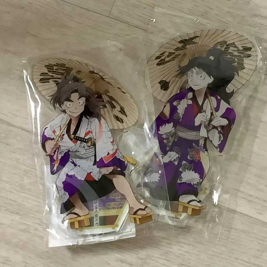 [BUNJANG] Nintama Rantaro Gokuraku-yu Acrylic Standee - Takeya &amp; Kukuchi (Bundle Set) / 닌타마 극락탕 아크릴 타케야, 쿠쿠치 판매