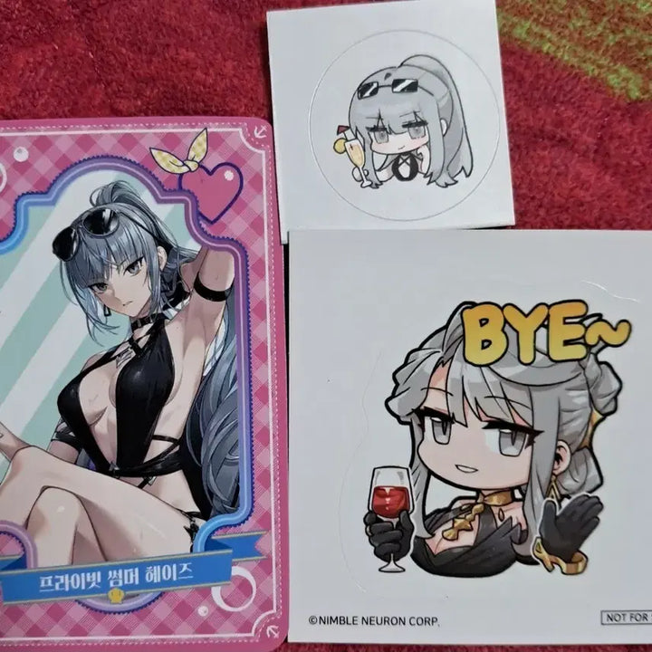 [BUNJANG] Eternal Return Heize Photocard Sticker Set / 이터널리턴 헤이즈 포카 스티커 세트