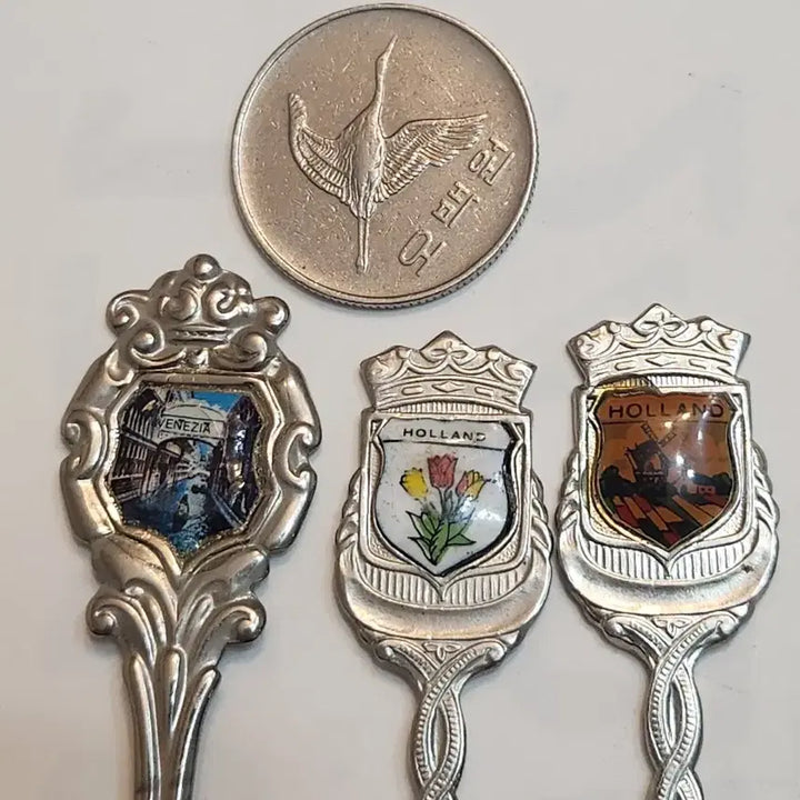 [SOLD OUT] 유럽 여행 기념 3개 스푼 빈티지