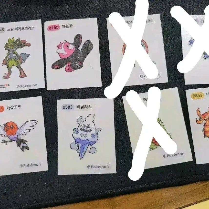 [BUNJANG] Pokemon Stickers Bundle / 포켓몬 띠부씰 다수