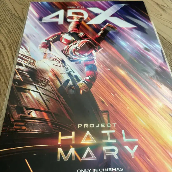[BUNJANG] Project Hail Mary Poster Set (ScreenX / 4DX) / 프로젝트헤일메리 포스터 2종 (스크린X / 4DX)