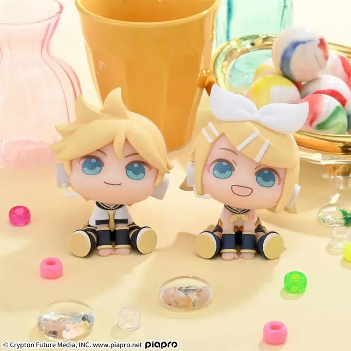 [BUNJANG] Vocaloid Kagamine Rin &amp; Len Kurumi Look-Up Style Figure Set SEGA / 보컬로이드 카가미네 린 렌 큐루미 유사 룩업 피규어 굿즈 세가