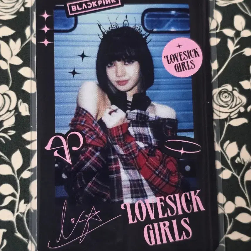 [BUNJANG] BLACKPINK Lisa Love Sick Girl Lucky Draw Photocard / 블랙핑크 블핑 포토카드 포카 럽식걸 리사 Lisa  특전 롤플레잉 카드
