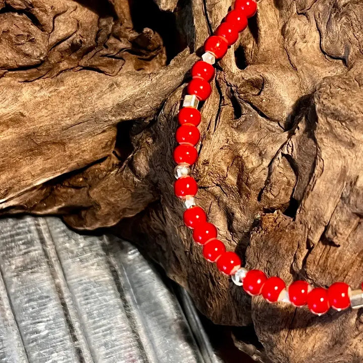 [BUNJANG] Whitehearts 925 Sterling Silver Beaded Bracelet 20.5cm / 화이트하츠 팔찌 925실버 20.5cm