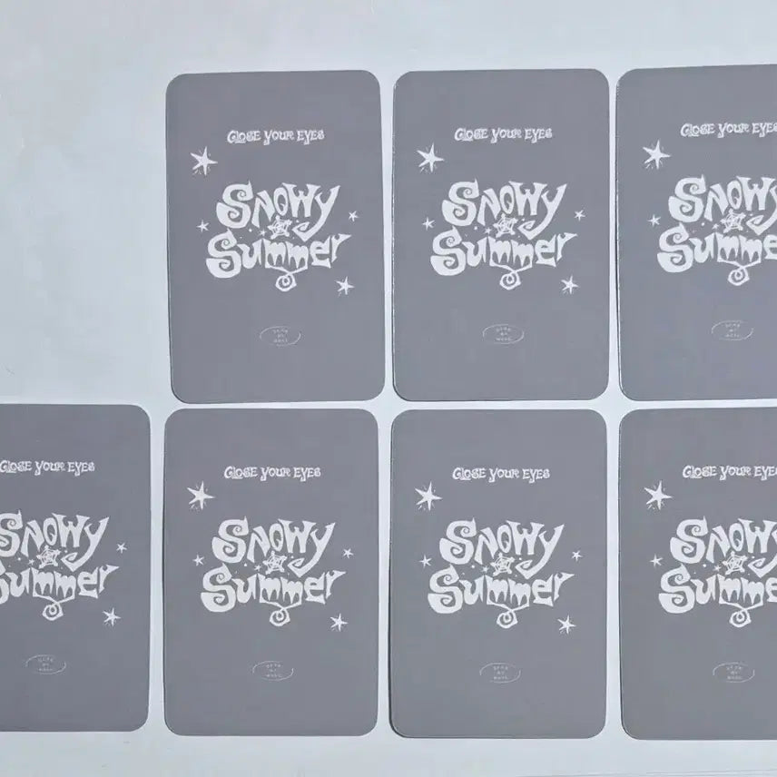 [BUNJANG] Close Your Eyes Snowy Summer DIMA MU Lucky Draw Photocard Bundle Set / 클로즈유어아이즈 클유아 스노이 서머 디마뮤 특전 포카 포토카드