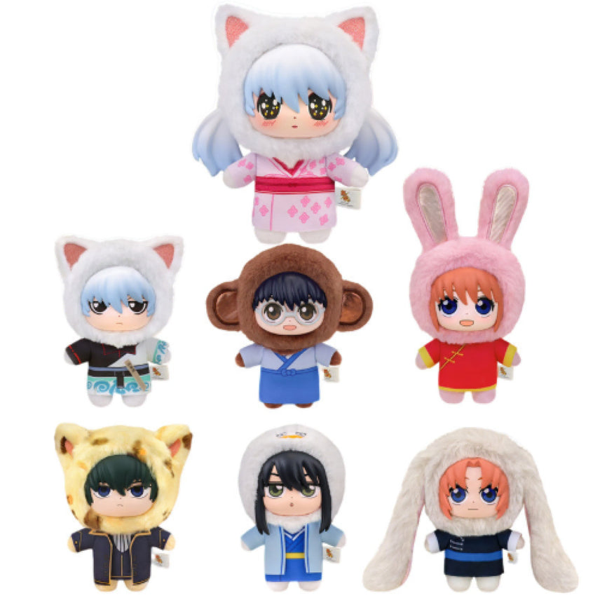 [BUNJANG] Eaki Beast House Series Gintama Gintoki &amp; Kagura Figure / [랜덤] 은혼 은부부 Eaki 비스트 하우스 시리즈 - 단품