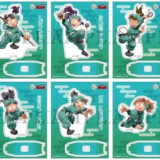 [BUNJANG] Nintama Rantaro Acrylic Standee Set (6th Grade &amp; 1st Year) / 닌타마 란타로 6학년 1닌 시절 아크릴 일괄 판매