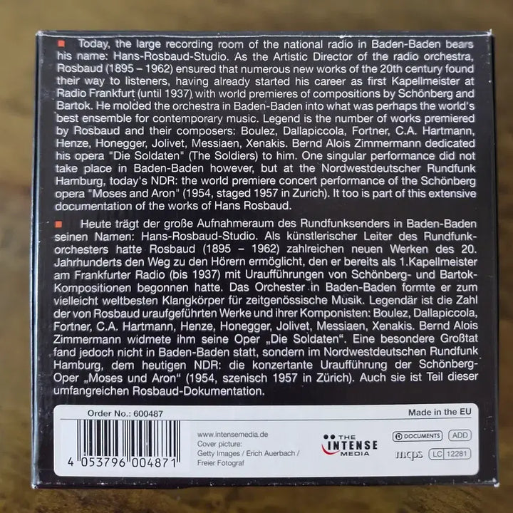 [BUNJANG] Hans Rosbaud Rare 10CD Collection / CD Hans Rosbaud 레어 음반 10CD 컬렉션