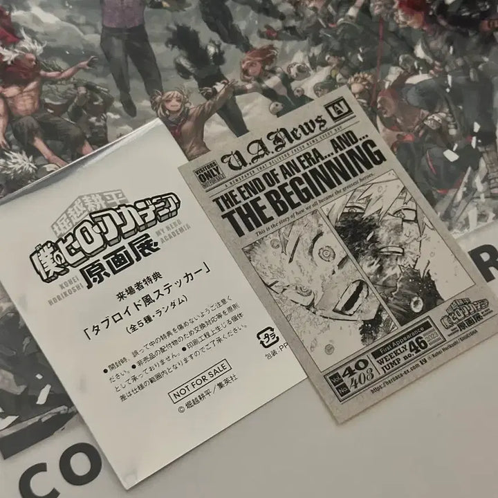 [BUNJANG] My Hero Academia Original Art Exhibition Entrance Exclusive Midoriya &amp; Bakugo Sticker Set / (오늘만 할인)히로아카 원화전 입장 특전+미도리야, 바쿠고 스티커