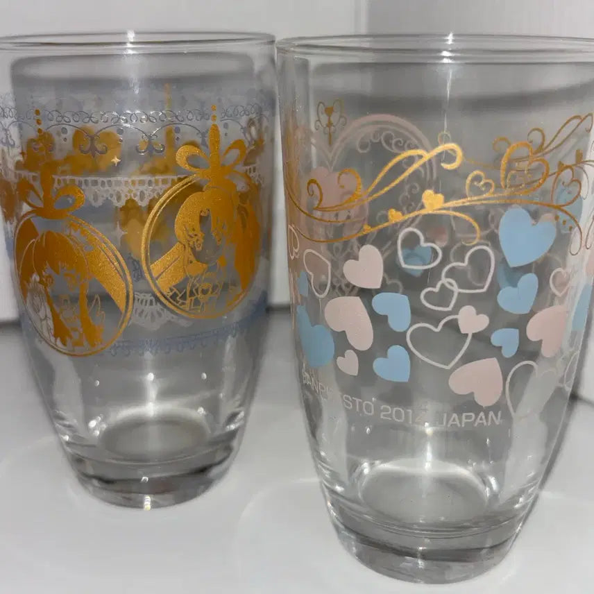 [BUNJANG] Happiness Charge Precure Ichiban Kuji Glass Set (2 Types, Bundle Set) / 해피니스 차지 프리큐어 제일복권 쿠지 유리컵 2종 세트 일괄