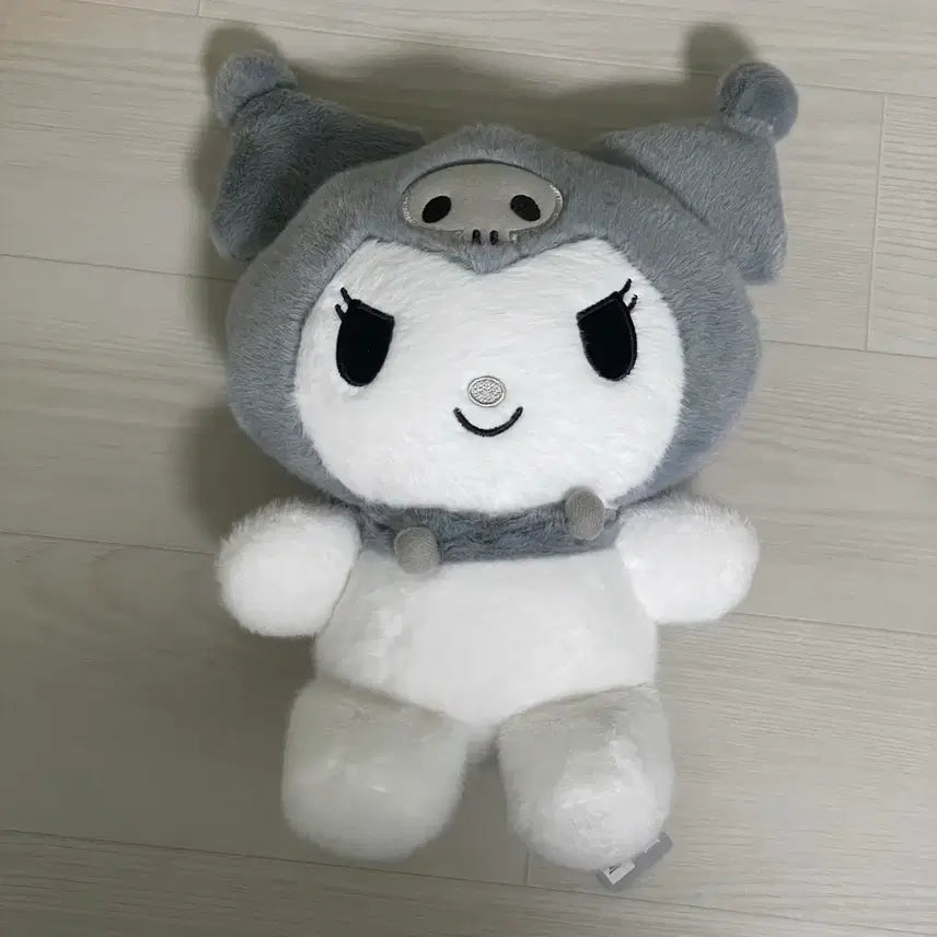 [BUNJANG] Sanrio Kuromi Monotone 25cm Plush Doll / 산리오 모노톤 흑백 그레이 쿠로미 25cm 인형
