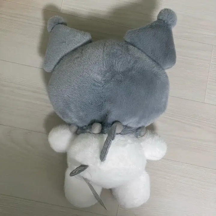 [BUNJANG] Sanrio Kuromi Monotone 25cm Plush Doll / 산리오 모노톤 흑백 그레이 쿠로미 25cm 인형